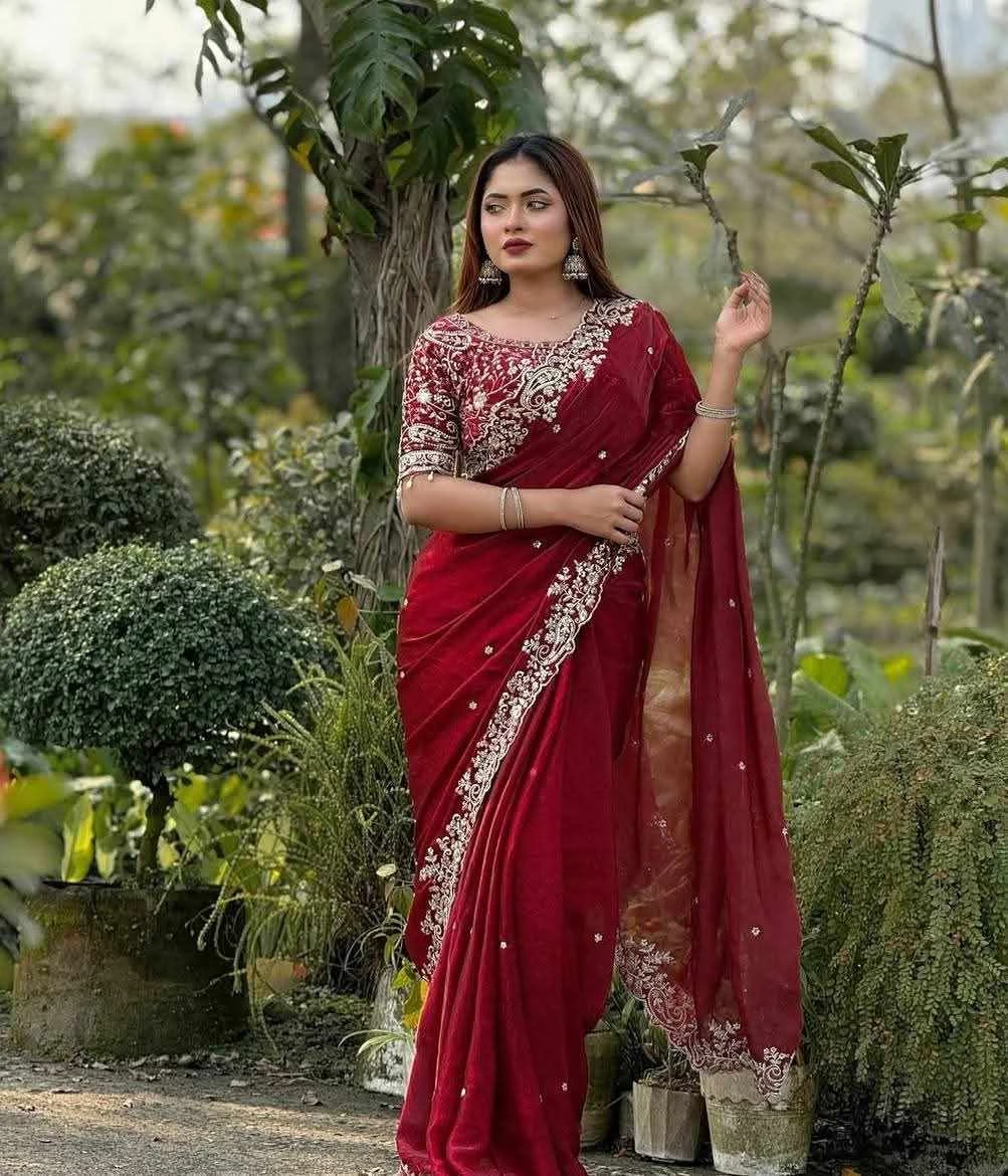 ইন্ডিয়ান জিম্মি চু শাড়ি