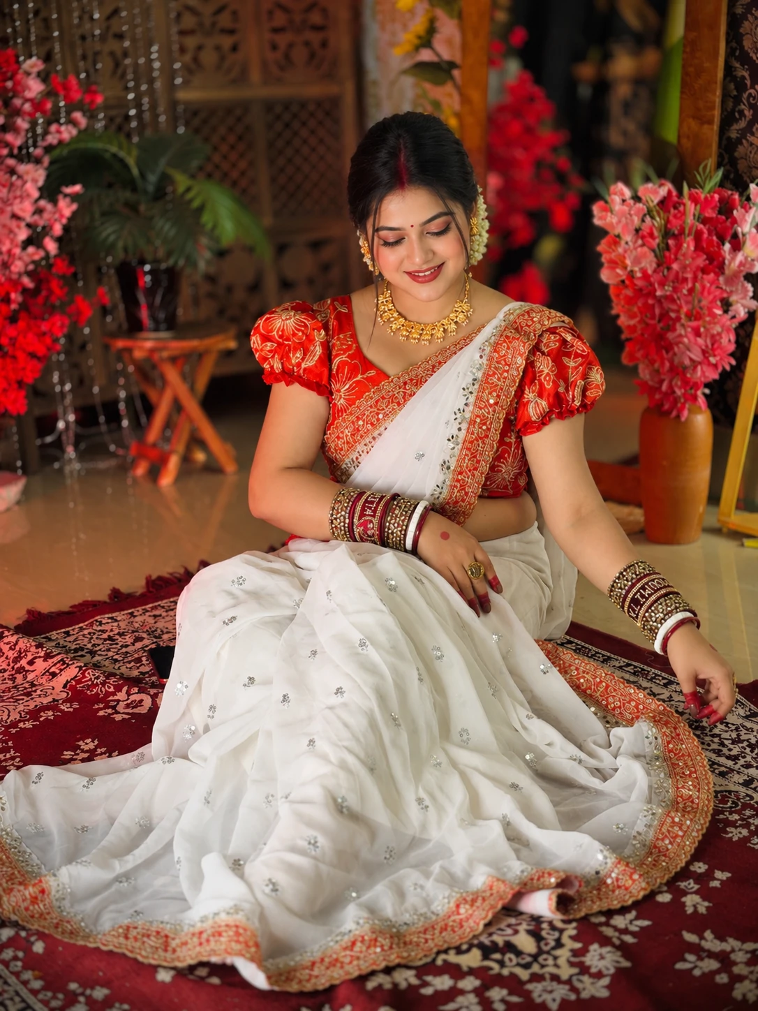 পূজার স্পেশাল শাড়ি